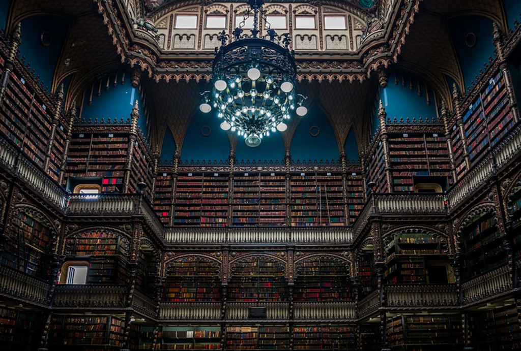 Biblioteca Real Gabinete Portugues De Leitura, Rio De Janeiro, Brézil