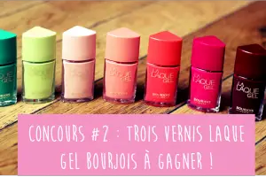 Jeu concours #2 : Gagnez trois vernis Bourjois !