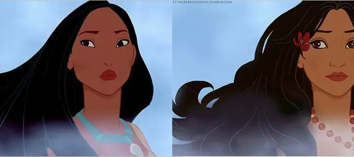 Si les princesses Disney changeaient de nationalité