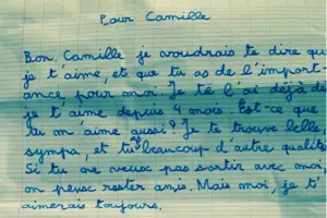 Déclaration de Louis (8 ans) tellement chou !