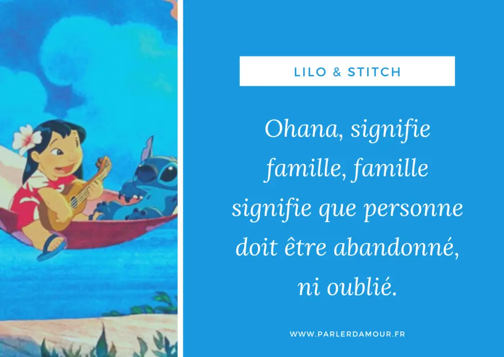 citation Disney famille