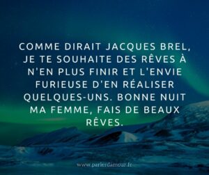 bonne nuit ma femme