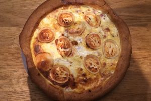 Recette quiche au chèvre et lardons