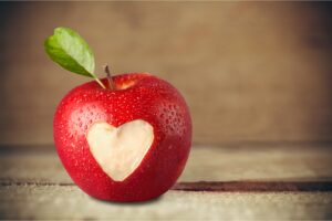 symbole de l'amour la pomme