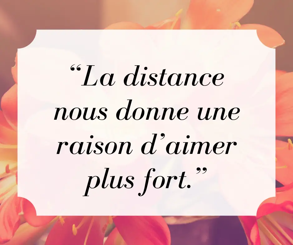 proverbes sur l’amour à distance