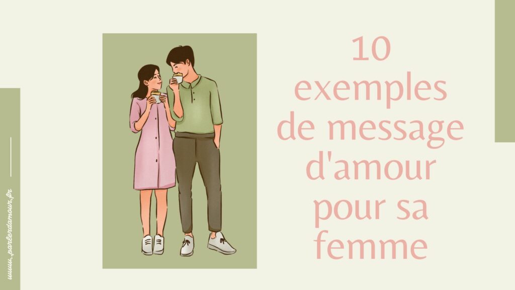 message d'amour pour sa femme de ma vie