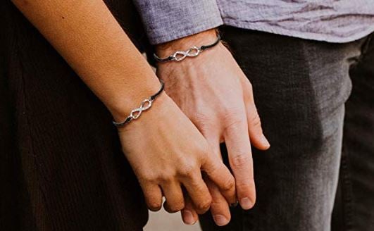 Bracelets couple : infini