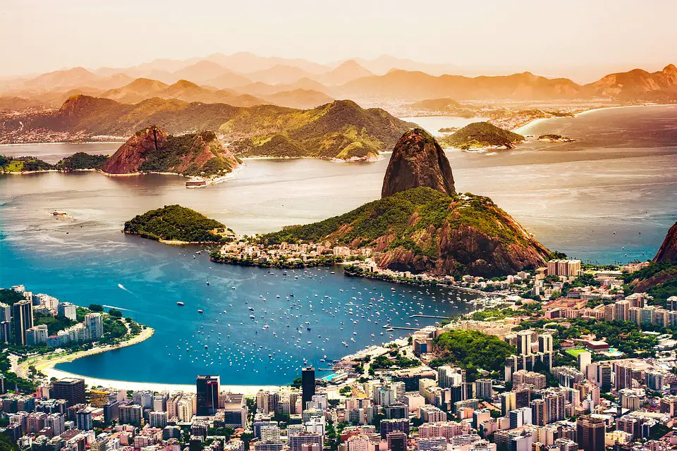 meilleures destinations pour partir en lune de miel en février : brésil