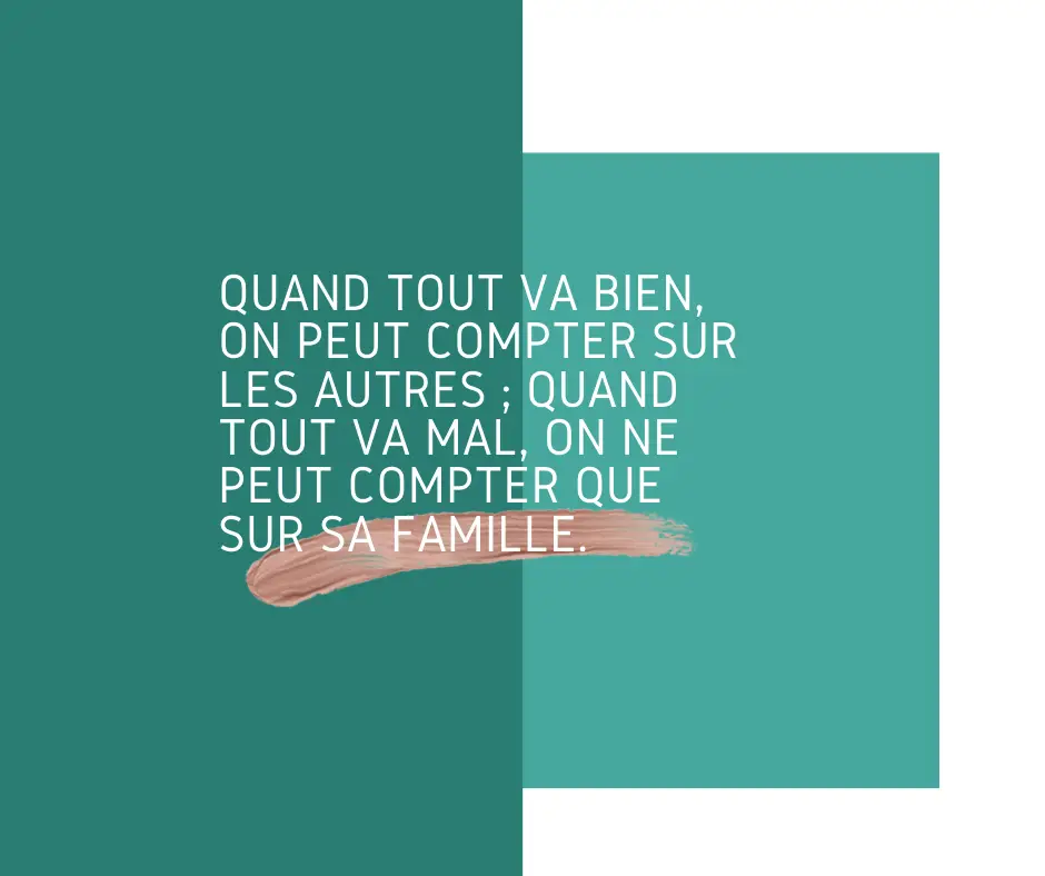 Citation Sur La Vie De Famille