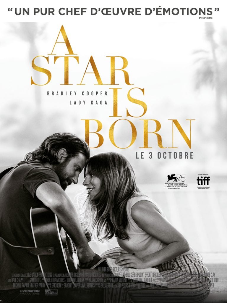 plus beaux films d'amour : A star is born