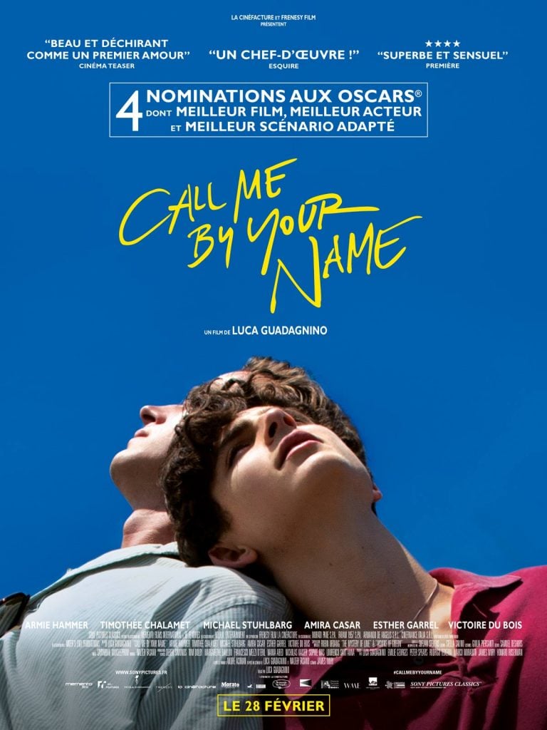 plus beaux films d'amour : Call me by your name