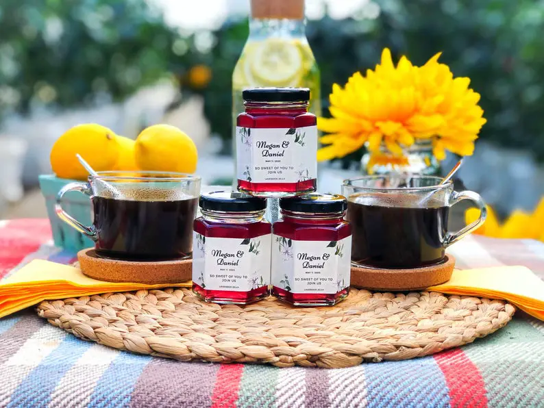 Cadeaux invités mariage : confiture