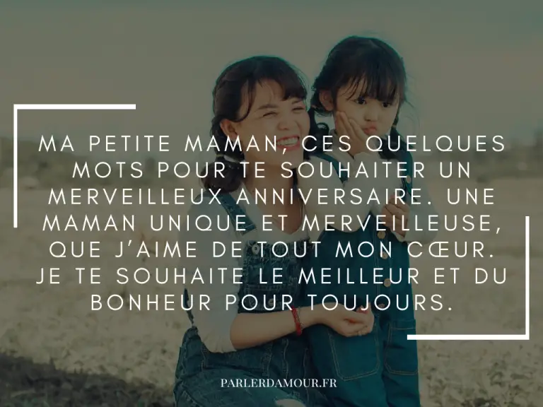 Joyeux anniversaire maman 30 messages touchants Parler d