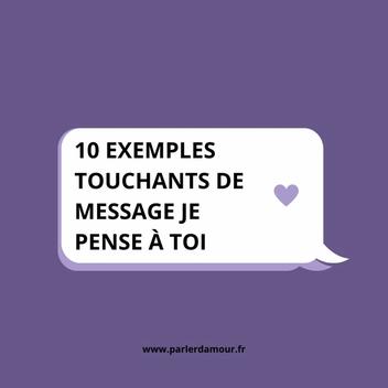 Je N arrete Pas De Penser à Lui 100 SMS pour dire je pense à toi mon amour