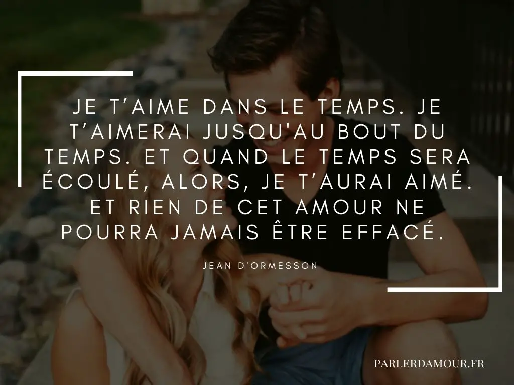 citations je t'aime