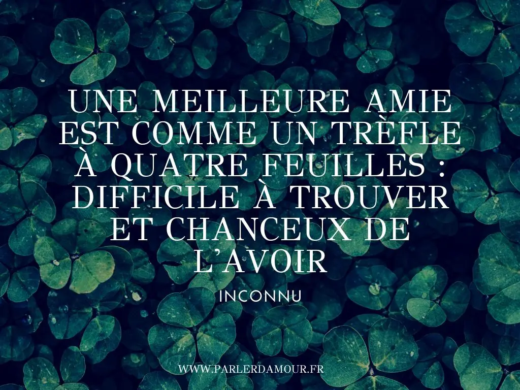 citation meilleure amie