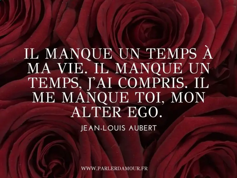 Jean Louis Aubert Tu Vas Me Manquer Citations tu me manques : les 40 plus belles citations | Parler d'Amour