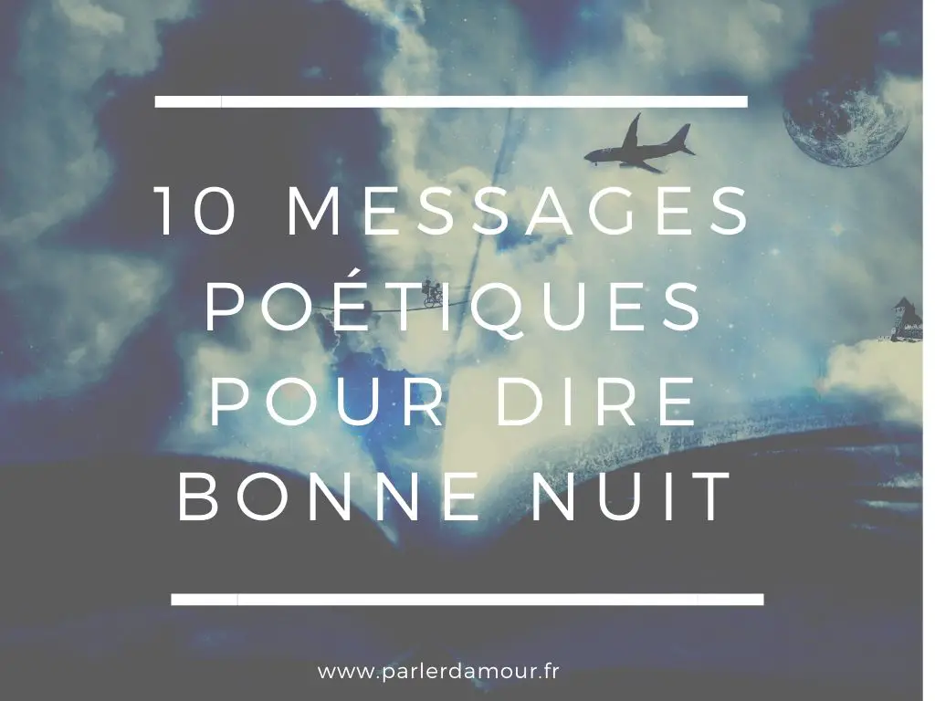 message poétique bonne nuit