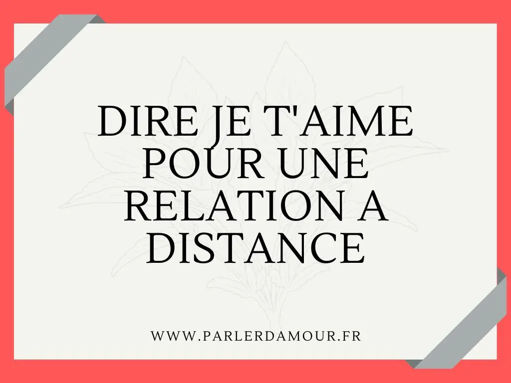 je t'aime sms