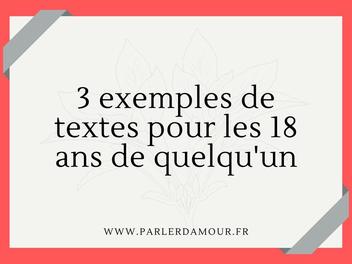 Textes Anniversaire 18 Ans 3 Textes Positifs Pour Les 18 Ans Parler D Amour