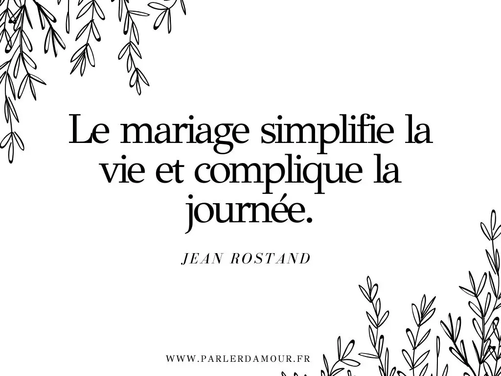 citations mariage