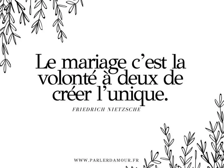 citations mariage