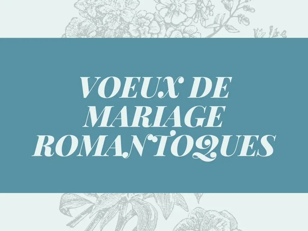 voeux de mariage