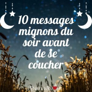 messages mignons bonne nuit