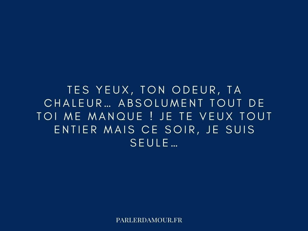 sms de bonne nuit a son cheri