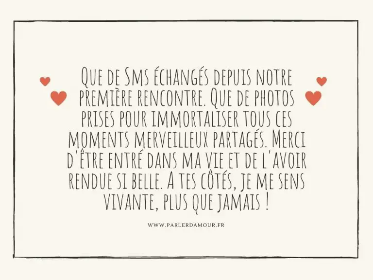 textes mignons pour son copain