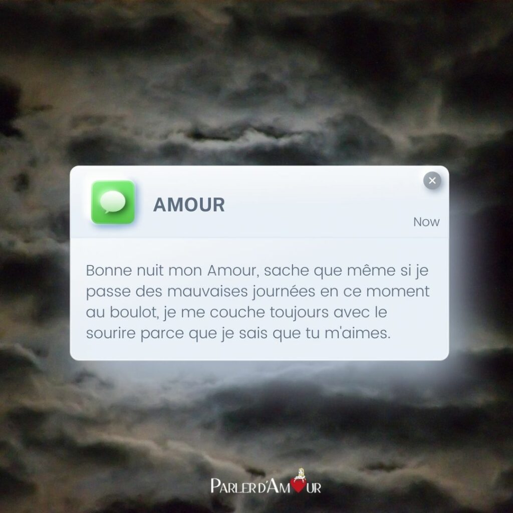 bonne nuit sms