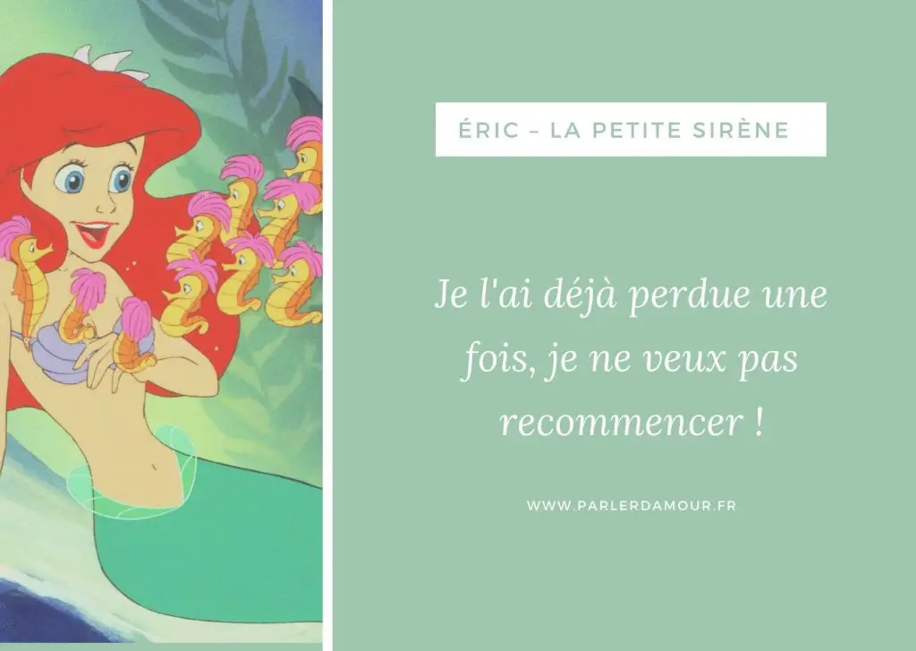 citations d'amour dans les Disney