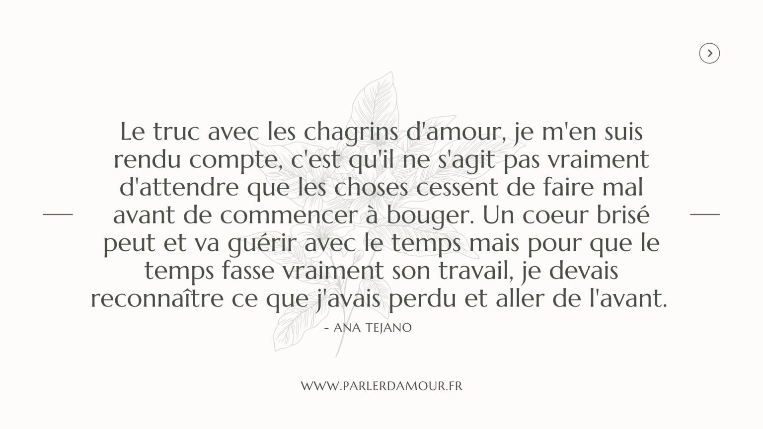 20 citations pour aller de l'avant après une rupture - Parler d'Amour