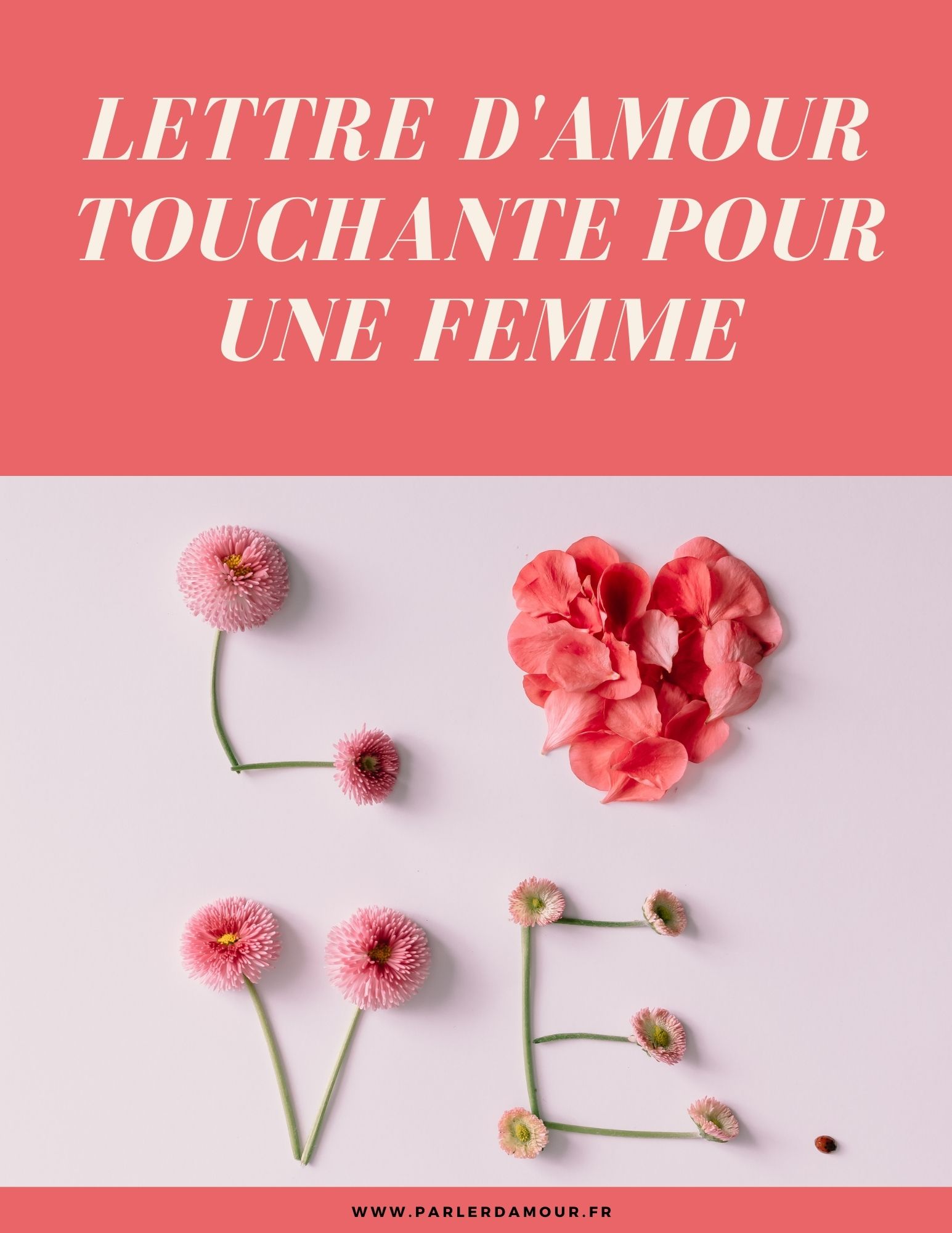 lettre d amour touchante pour une femme