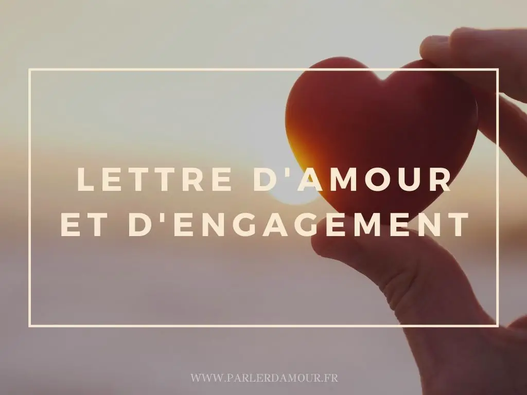 lettre d'amour et d'engagement