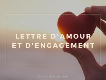 Lettre D Amour Et D Engagement Parler D Amour