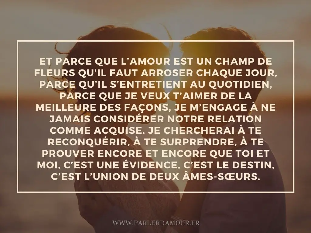 Lettre D Amour Et D Engagement Parler D Amour