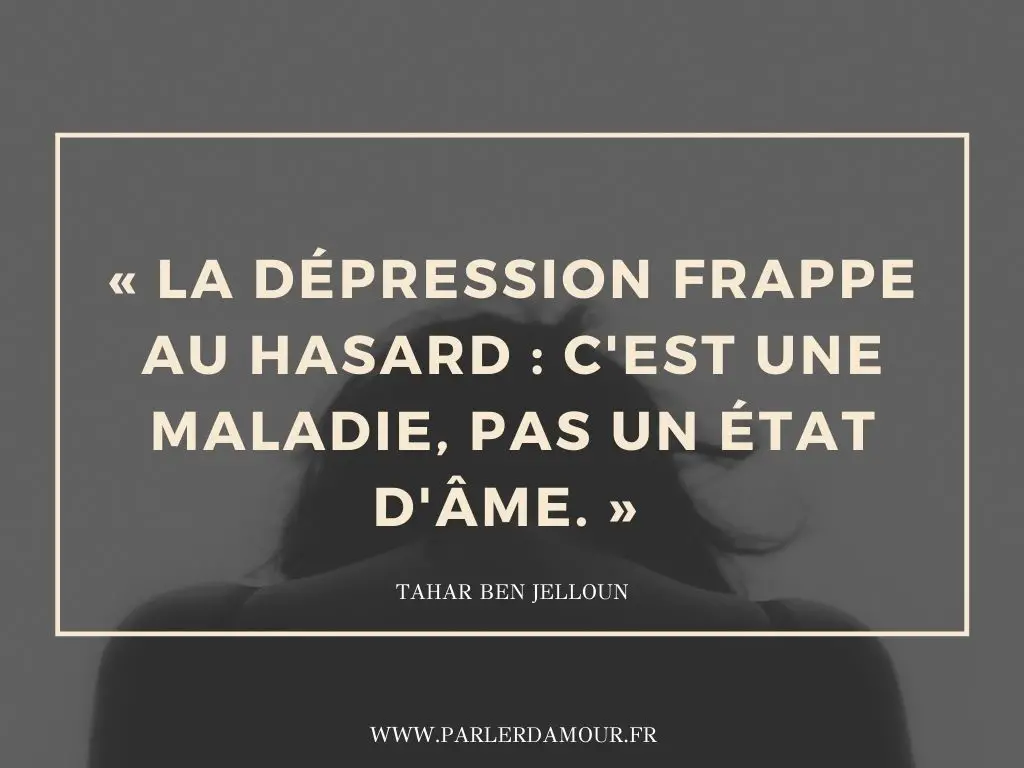 citations sur la dépression