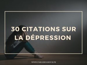 citations sur la dépression