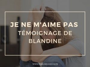 je ne m'aime pas