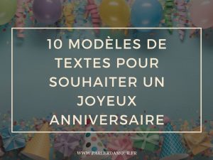 joyeux anniversaire textes