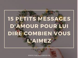 petits messages d'amour