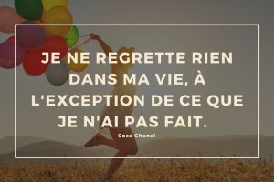 40 citations sur les regrets