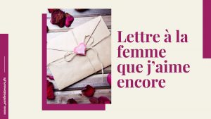 lettre d'amour à ma femme