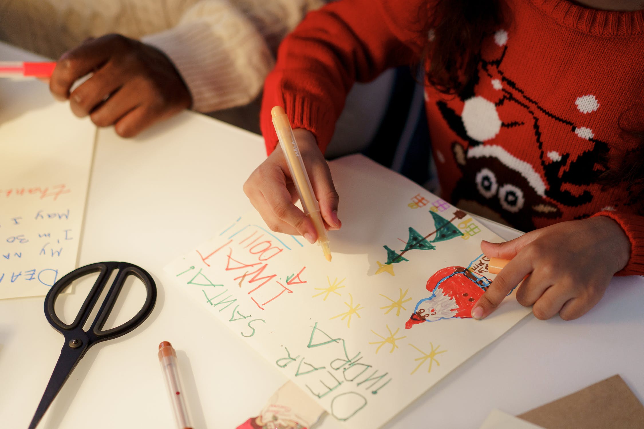 lettre au pere noel pour les enfants