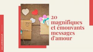 émouvants messages d'amour