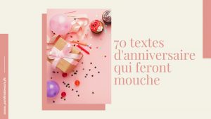 textes d'anniversaire