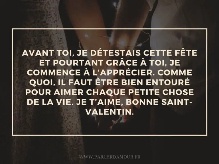 messages saint valentin