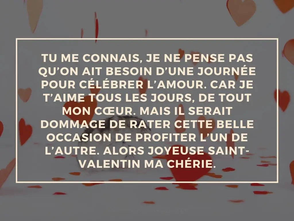 messages saint valentin