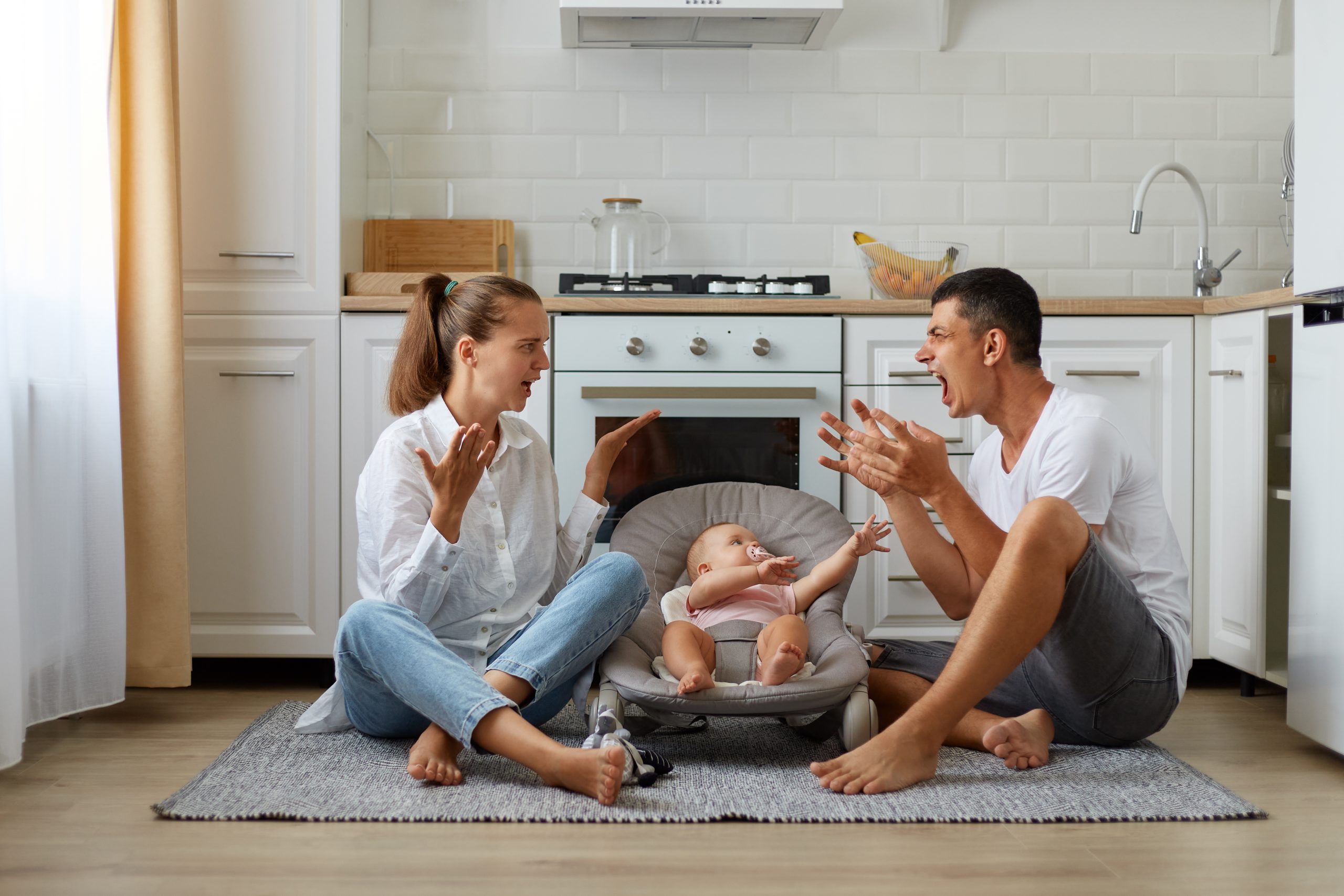 je reste avec ma femme pour les enfants